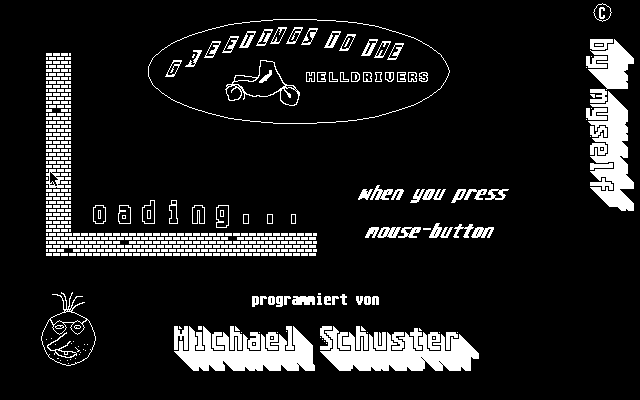 Trucker atari screenshot